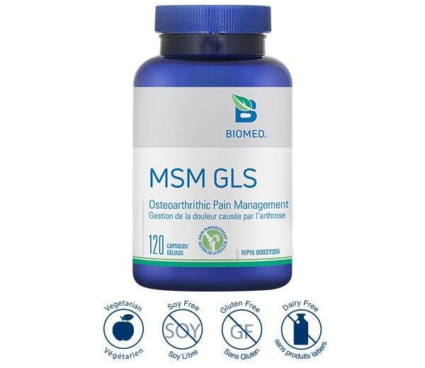 BIO MED MSM-GLS PLUS 120CAP