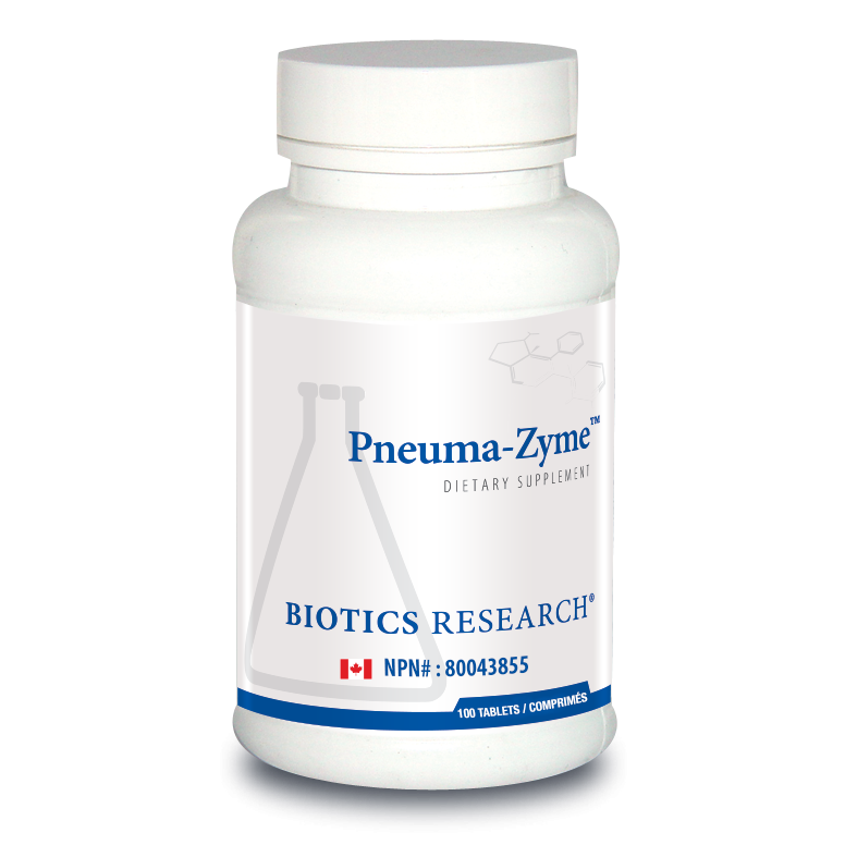 BIOTICS RESEARCH PNEUMA-ZYME 100 TABS