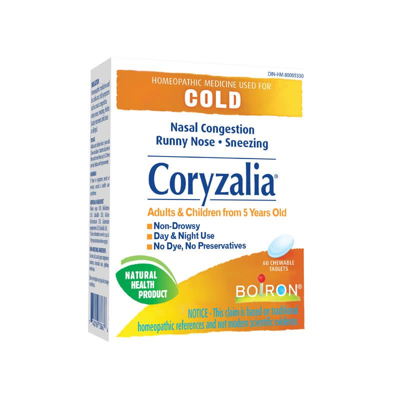 BOIRON CORYZALIA 60 CHEWABLE TABS