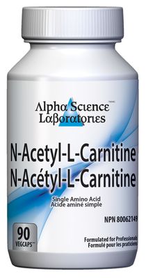 ALPHA SCIENCE LABS N-ACETYL L-CARNITINE 500MG 90 VEGICAPS