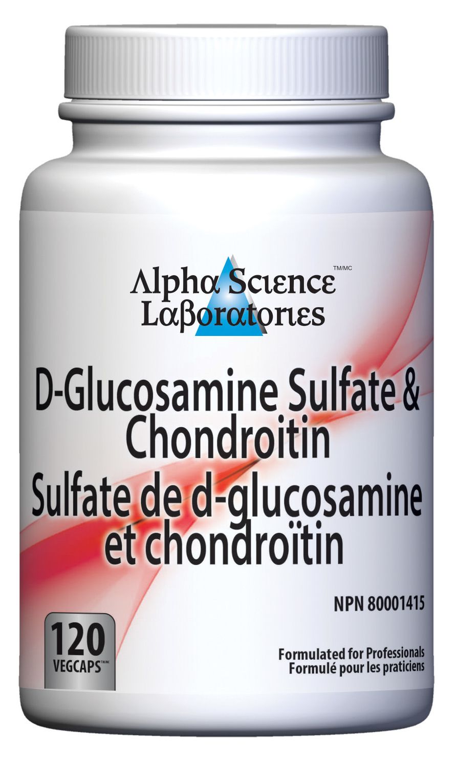 ALPHA SCIENCE LABS D-GLUCOS SULPHATE &amp; CHONDROITIN 120 VEGCAPS