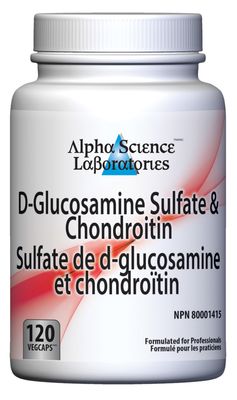ALPHA SCIENCE LABS D-GLUCOS SULPHATE &amp; CHONDROITIN 120 VEGCAPS