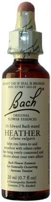 BACH FLOWER HEATHER 20ML