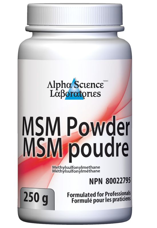 ALPHA SCIENCE LABS MSM POWDER 250G