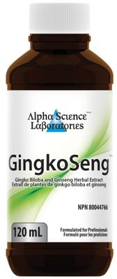 ALPHA SCIENCE LABS GINKGOSENG 120ML