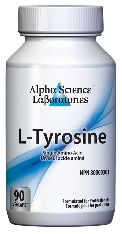 ALPHA SCIENCE LABS L-TYROSINE 90 VEGICAPS