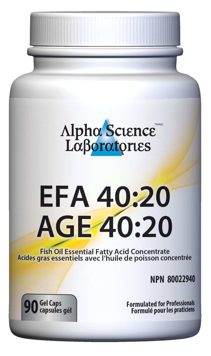 ALPHA SCIENCE LABS EFA 40:20 90 GEL CAPS