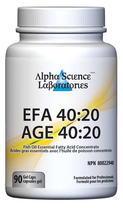 ALPHA SCIENCE LABS EFA 40:20 90 GEL CAPS