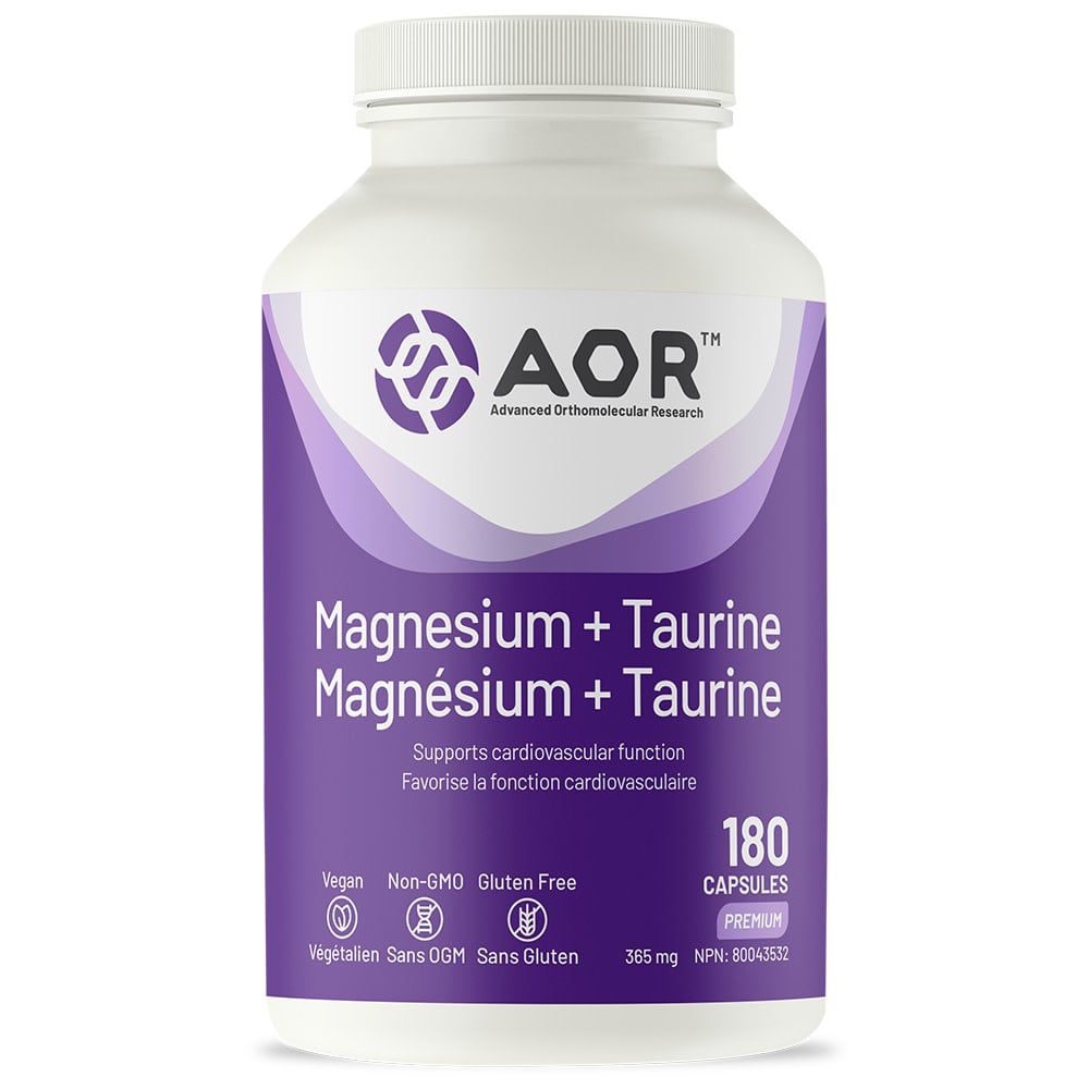 AOR MAGNESIUM + TAURINE 180 VEGICAPS