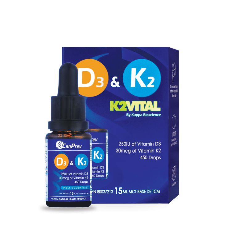 CANPREV D3 &amp; K2 DROPS 15ML