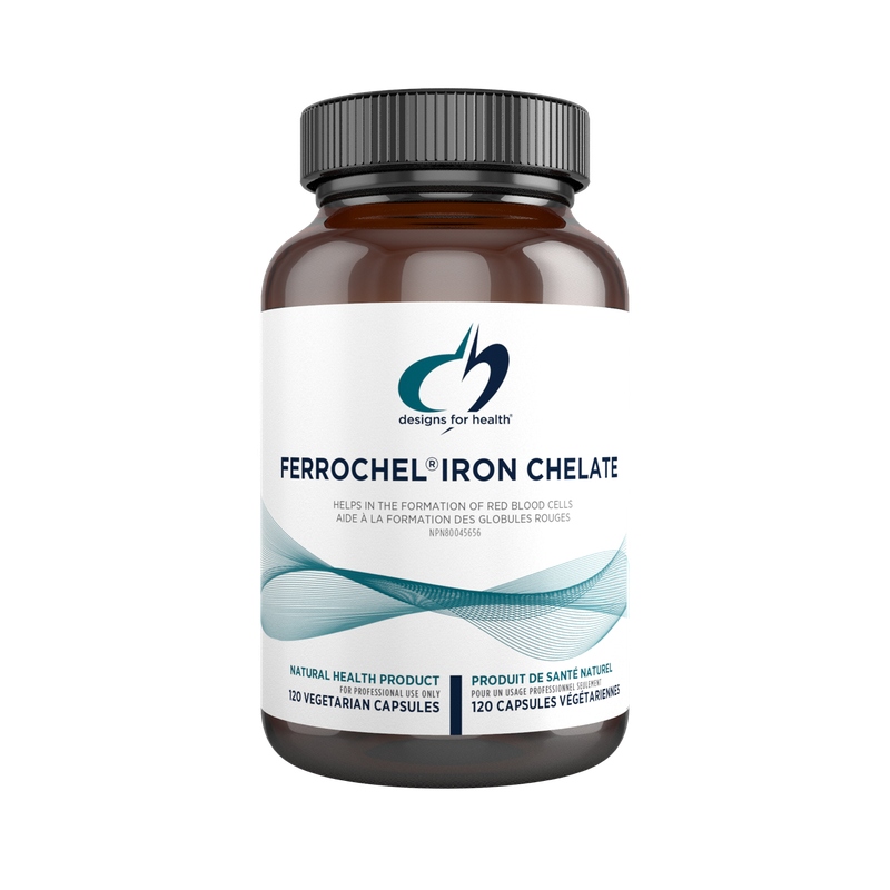 DESIGNS FOR HEALTH FERROCHEL IRON CHELATE 120 VEGICAPS