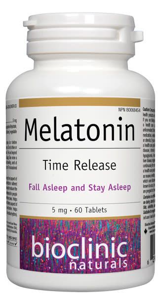 BIO CLINIC MELATONIN TIME RELEASE (5MG) 60 TABS