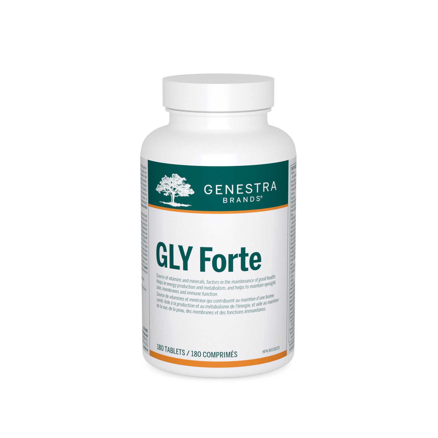 GENESTRA GLY FORTE 180 TABS