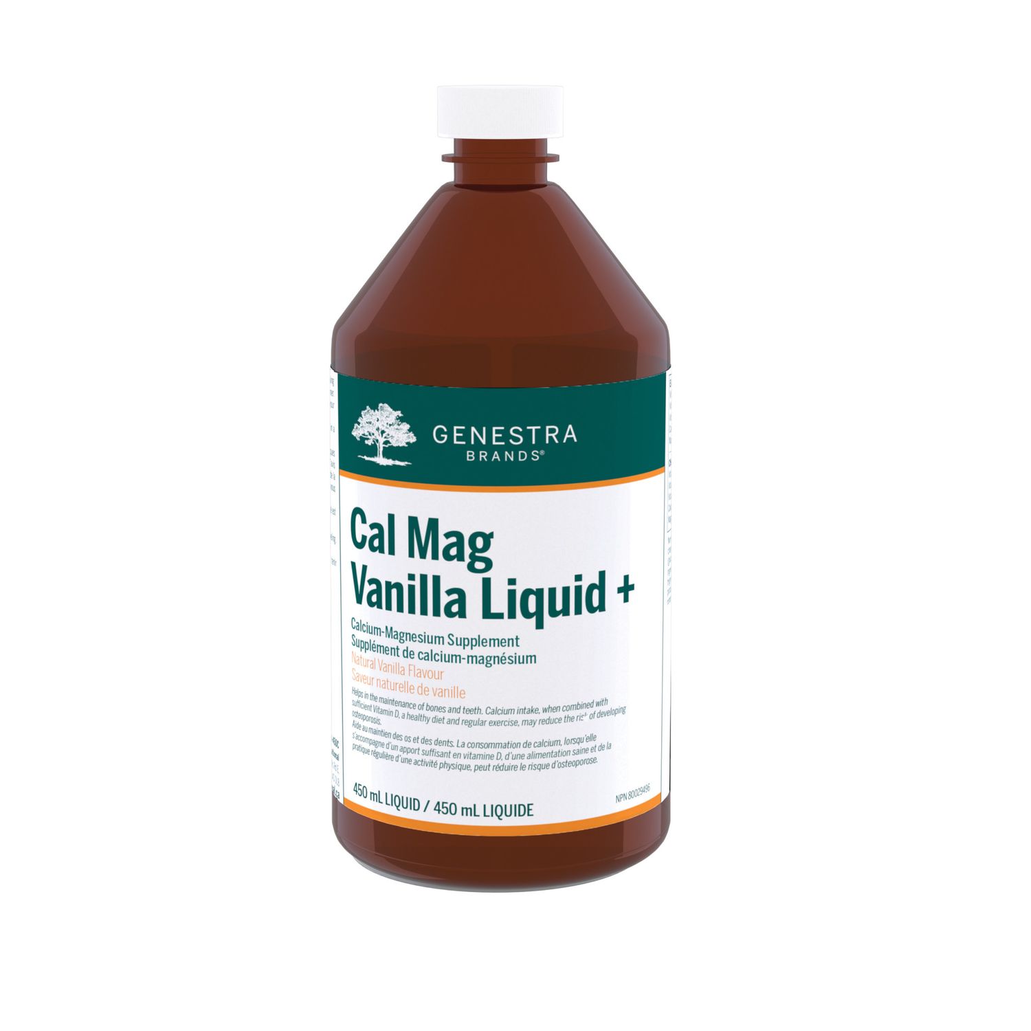 GENESTRA CAL MAG VANILLA LIQUID+ 450ML