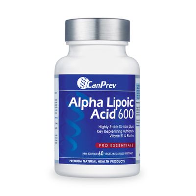 CANPREV ALPHA LIPOIC ACID 600MG 60 VEGICAPS