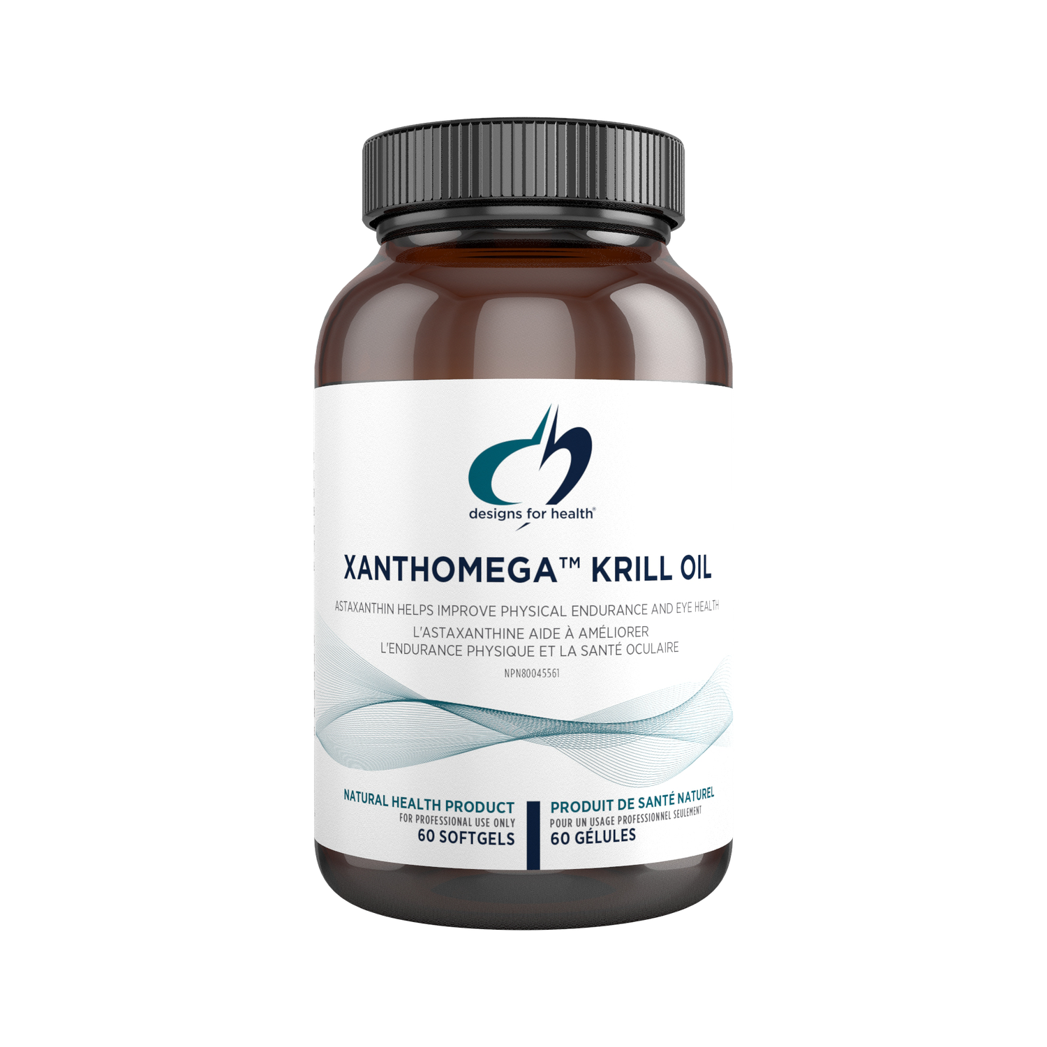 DESIGNS FOR HEALTH XANTHOMEGA KRILL OIL 60 SOFTGELS