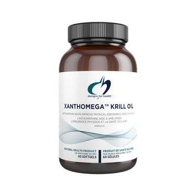 DESIGNS FOR HEALTH XANTHOMEGA KRILL OIL 60 SOFTGELS