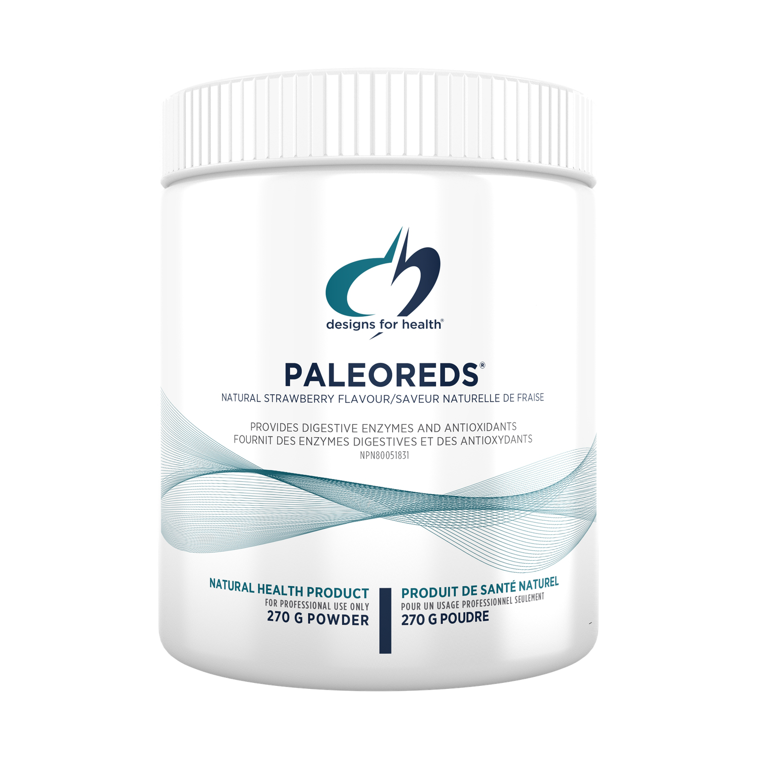DESIGNS FOR HEALTH PALEOREDS STRAWBERRY POWDER 270G