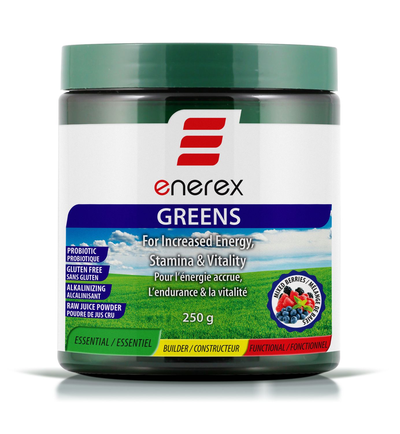 ENEREX GREENS MIXED BERRIES (VEGAN) 250G
