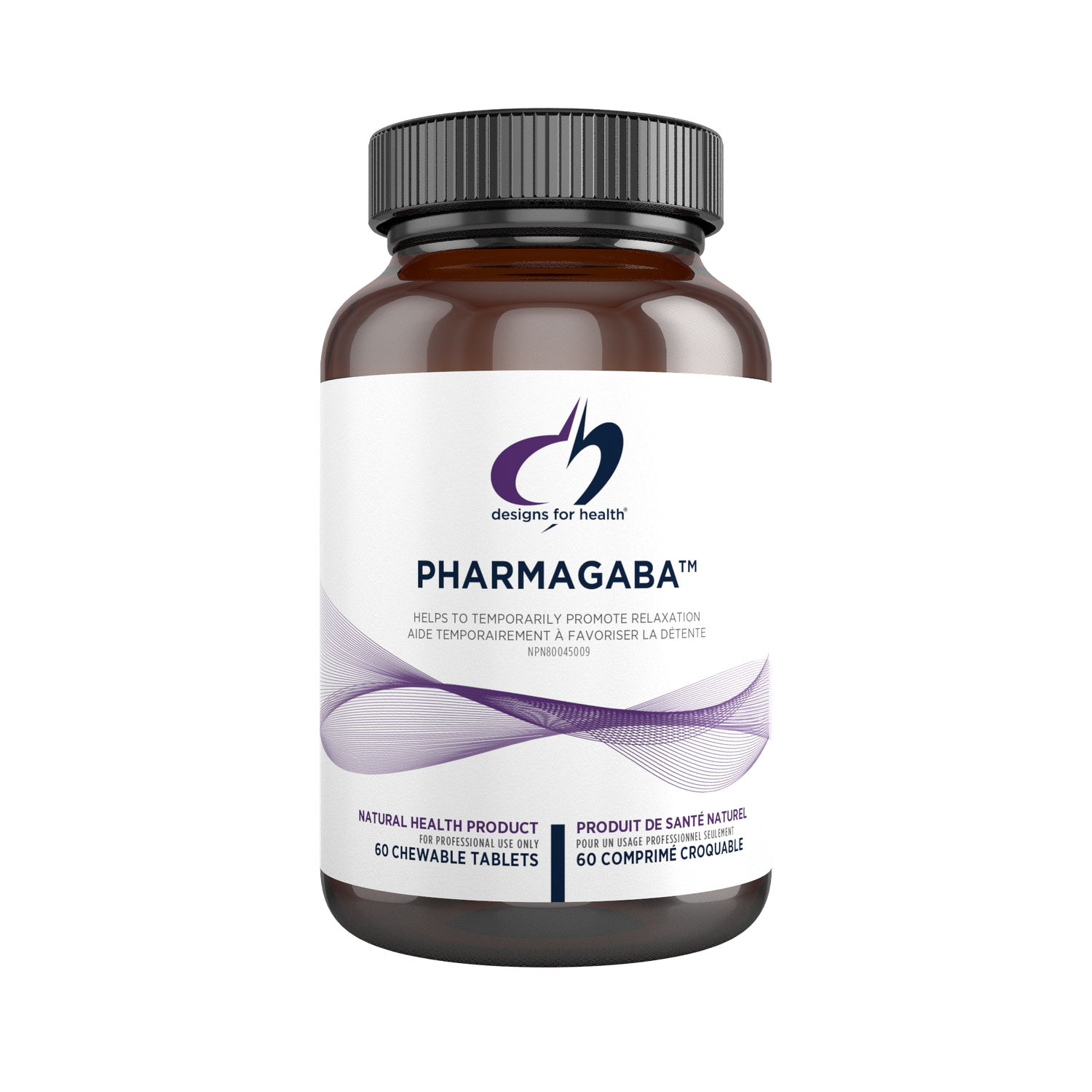 DESIGNS FOR HEALTH PHARMAGABA 60 CHEWABLE TABS