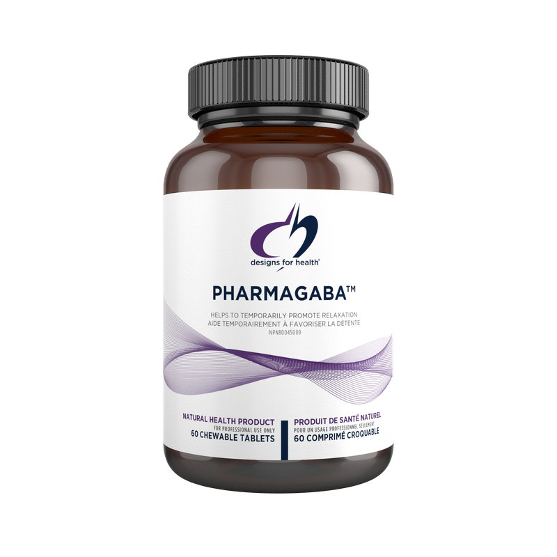 DESIGNS FOR HEALTH PHARMAGABA 60 CHEWABLE TABS