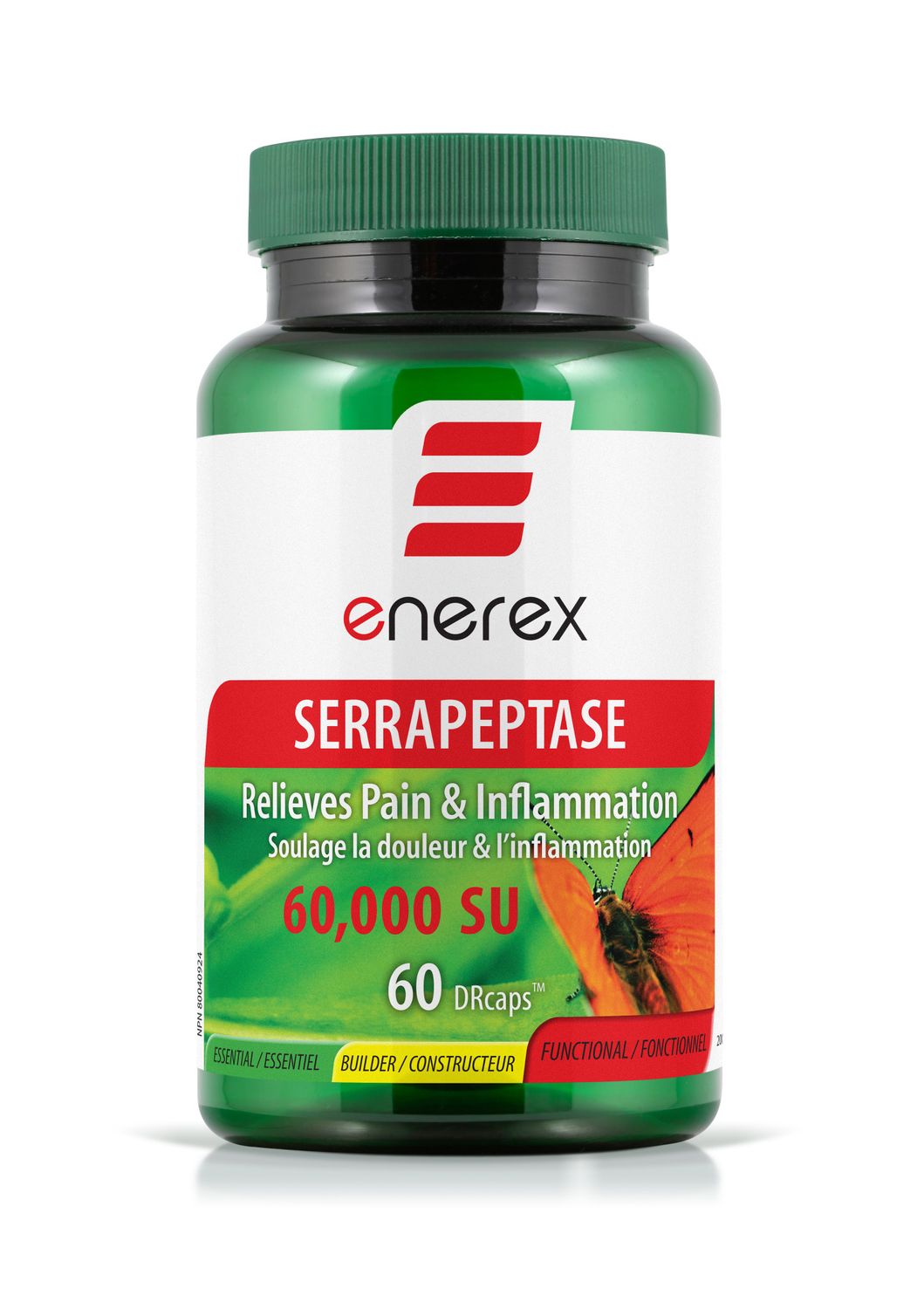 ENEREX SERRAPEPTASE 60,000 SU 60 DELAYED RELEASE CAPS