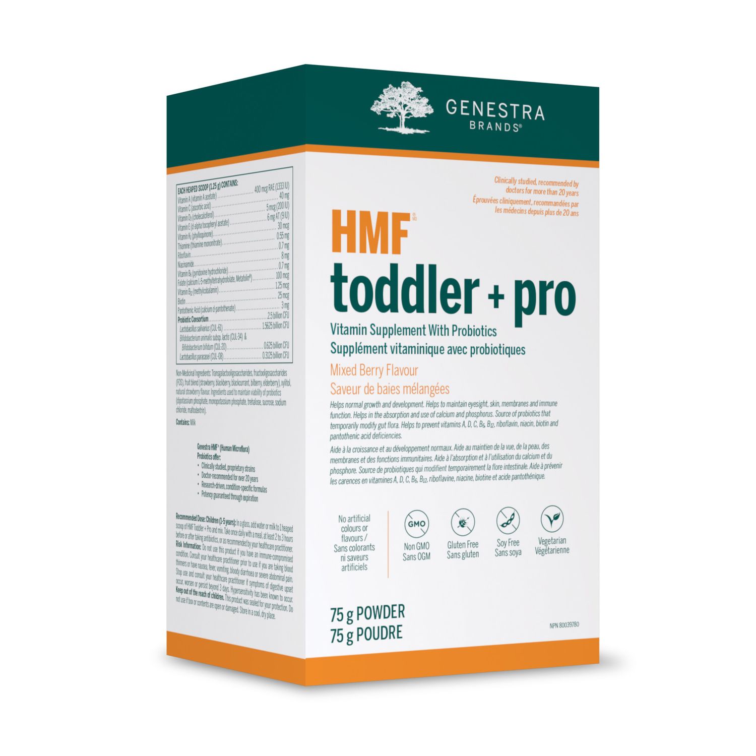 GENESTRA HMF TODDLER + PRO 75G