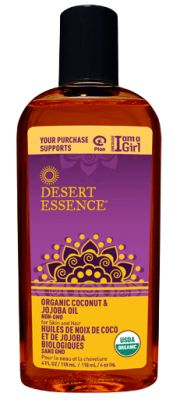 DESERT ESSENCE ORGANIC COCONUT AND JOJOBA OIL 4OZ