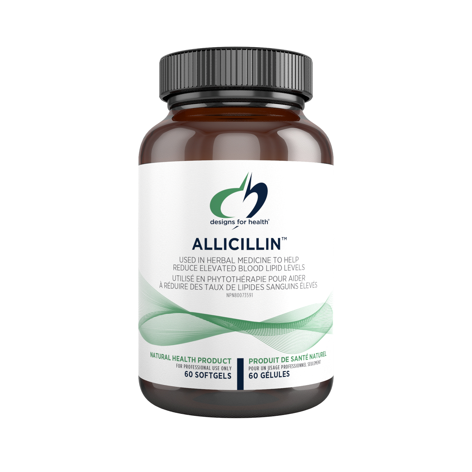 DESIGNS FOR HEALTH ALLICILLIN 60 SOFTGELS