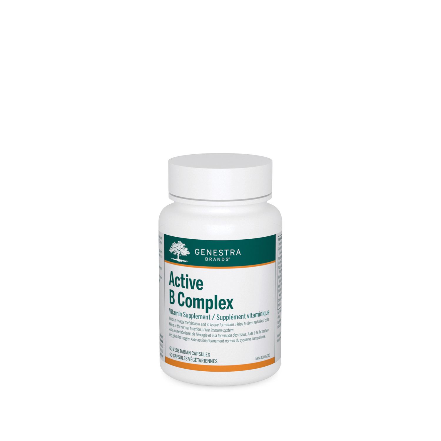 GENESTRA ACTIVE B COMPLEX 60 VEGICAPS