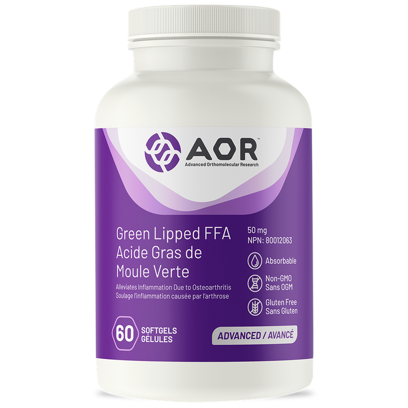 AOR GREEN LIPPED FFA 50MG 60 SOFTGELS