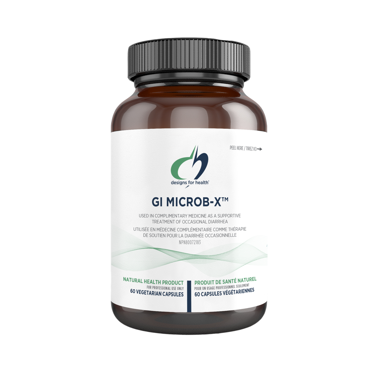 DESIGNS FOR HEALTH GI MICROB-X 60 VEGICAPS
