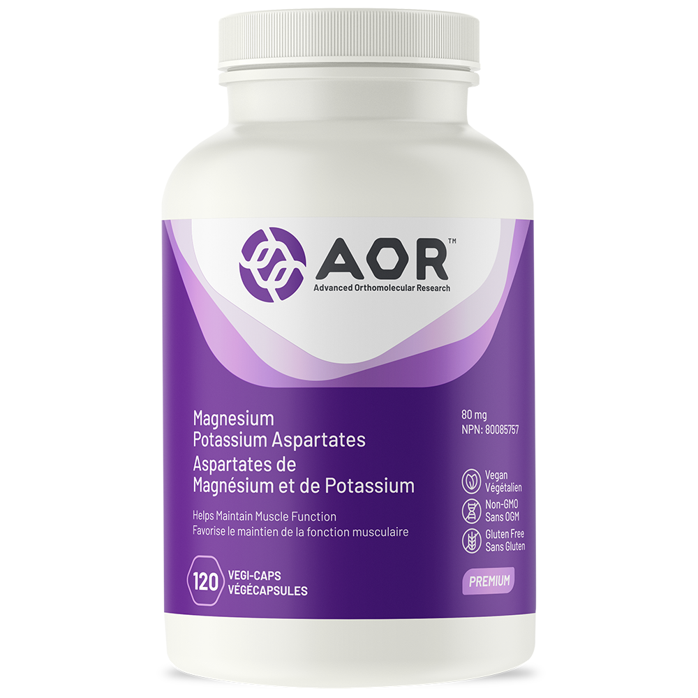 AOR MAGNESIUM POTASSIUM ASPARTATE 120 VEGICAPS