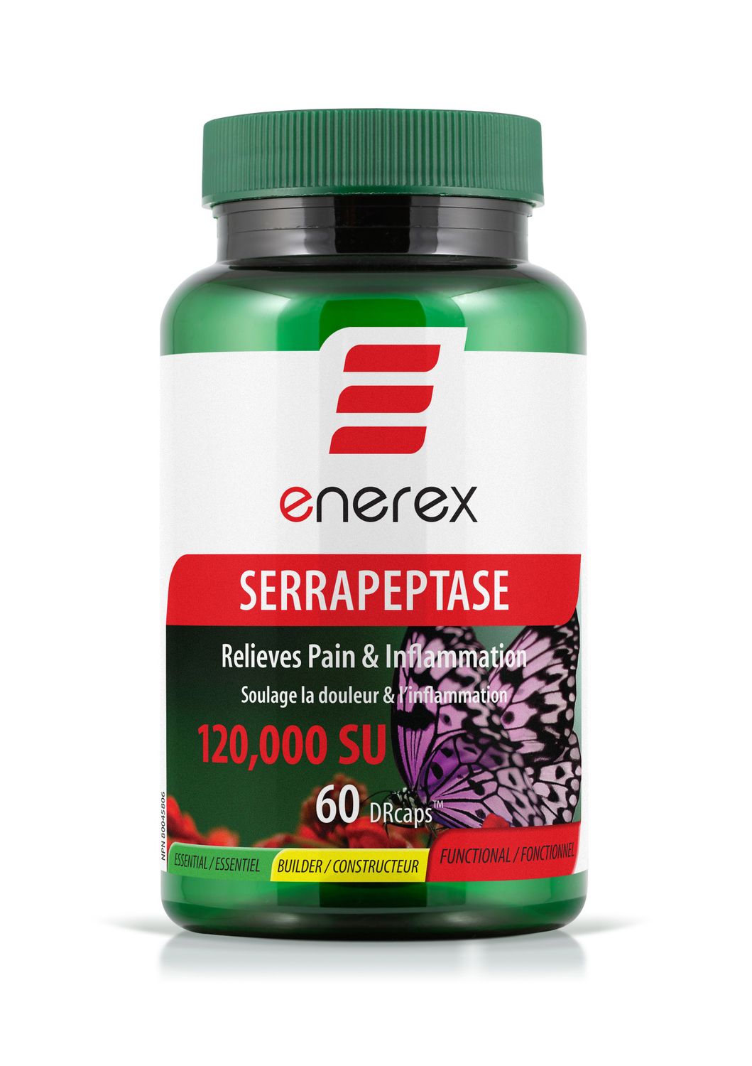 ENEREX SERRAPEPTASE 120,000SU 60 DELAYED RELEASE CAPS