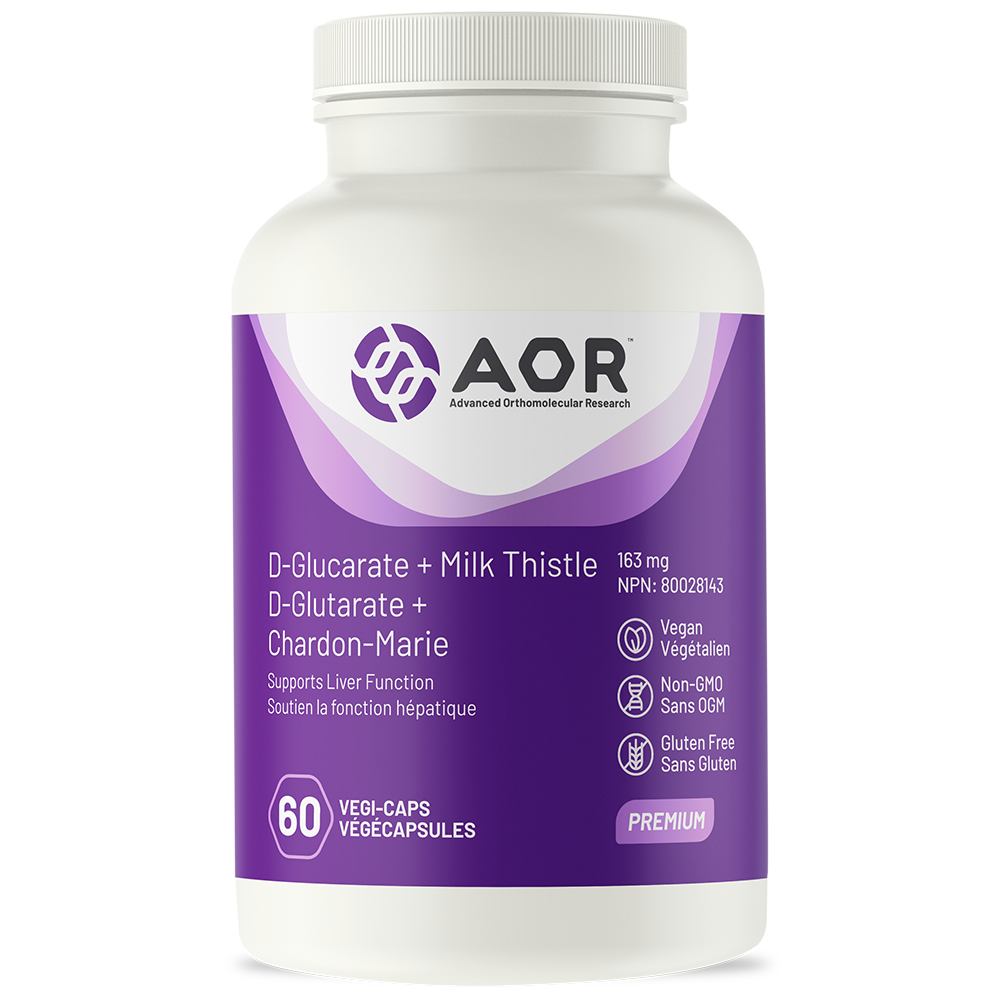AOR D-GLUCARATE + MILK THISTLE 60  VEGICAPS