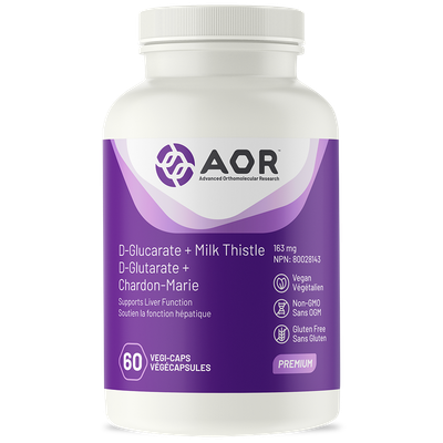 AOR D-GLUCARATE + MILK THISTLE 60  VEGICAPS
