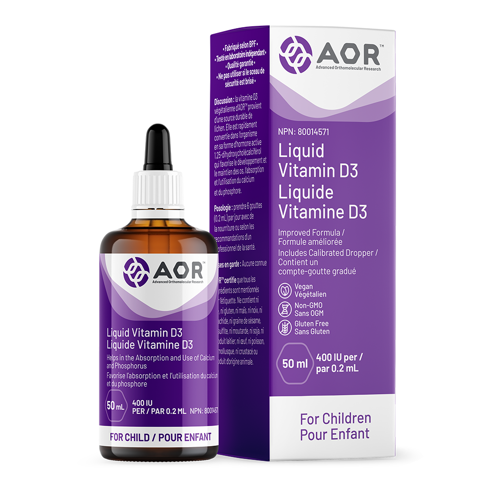 AOR VITAMIN D3 CHILD LIQUID 400 IU 50ML