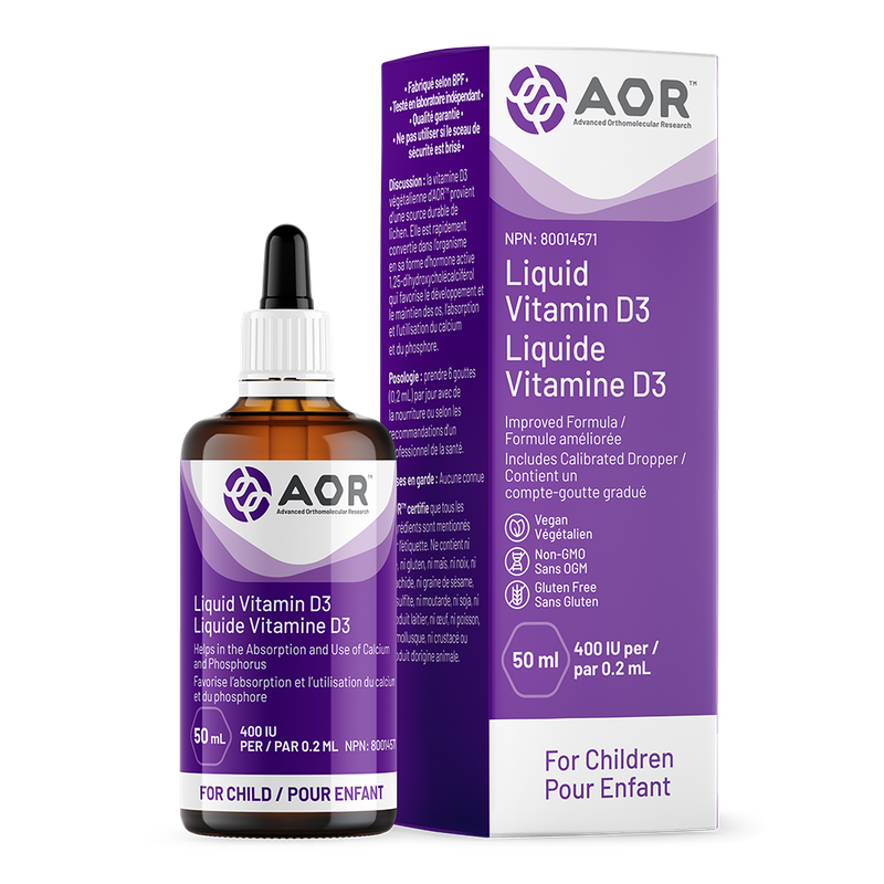 AOR VITAMIN D3 CHILD LIQUID 400 IU 50ML