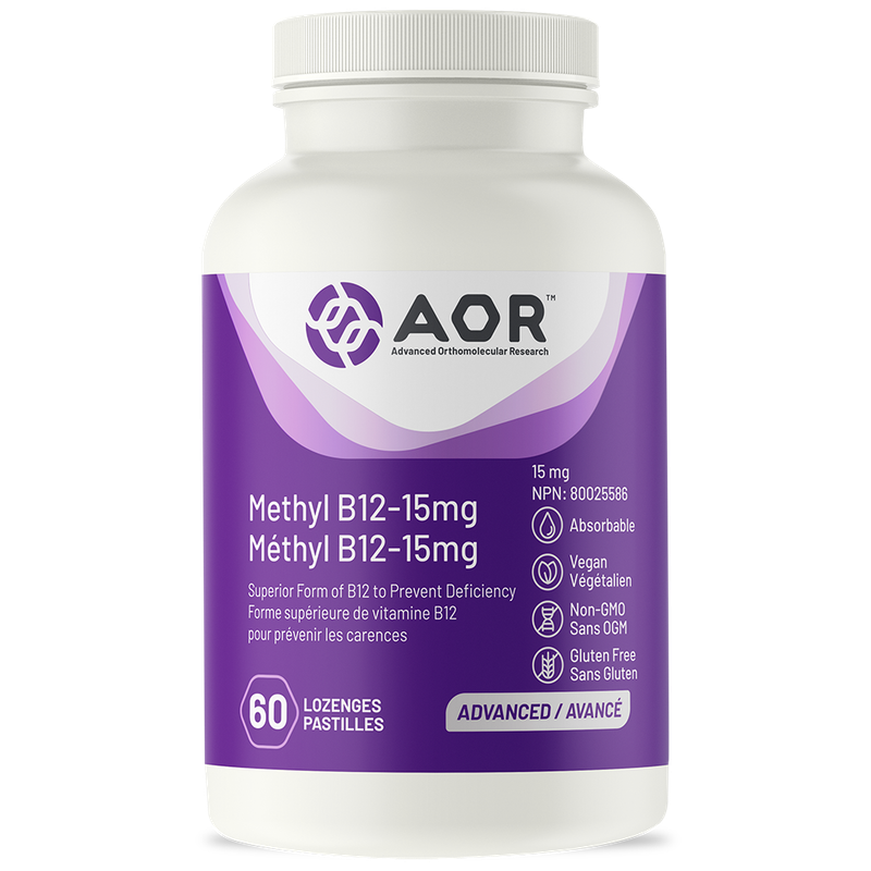 AOR METHYLCOBALAMIN ULTRA 15MG 60 LOZENGES