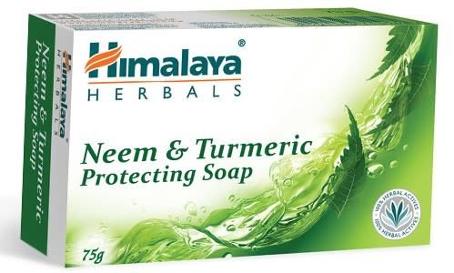 HIMALAYA NEEM &amp; TURMERIC SOAP BAR 125G