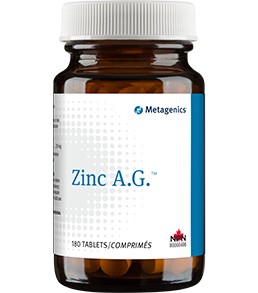 METAGENICS ZINC A.G 180 TABS
