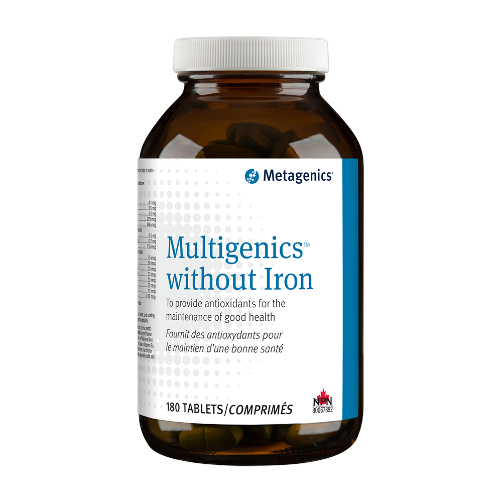 METAGENICS MULTIGENICS NO IRON 180 TABS