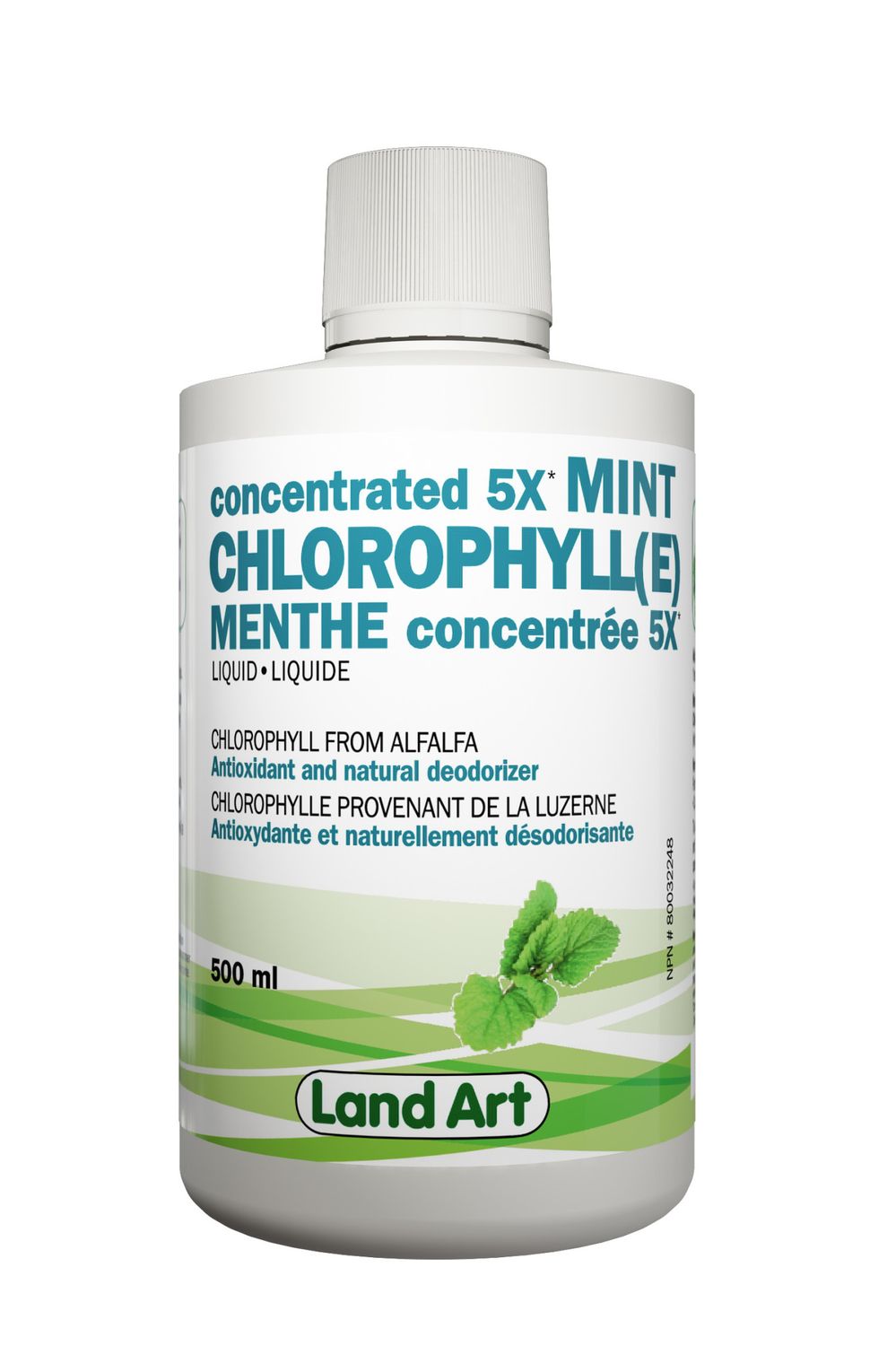 LAND ART CHLOROPHYLL 5X CONCENTRATED - MINT - 500ML