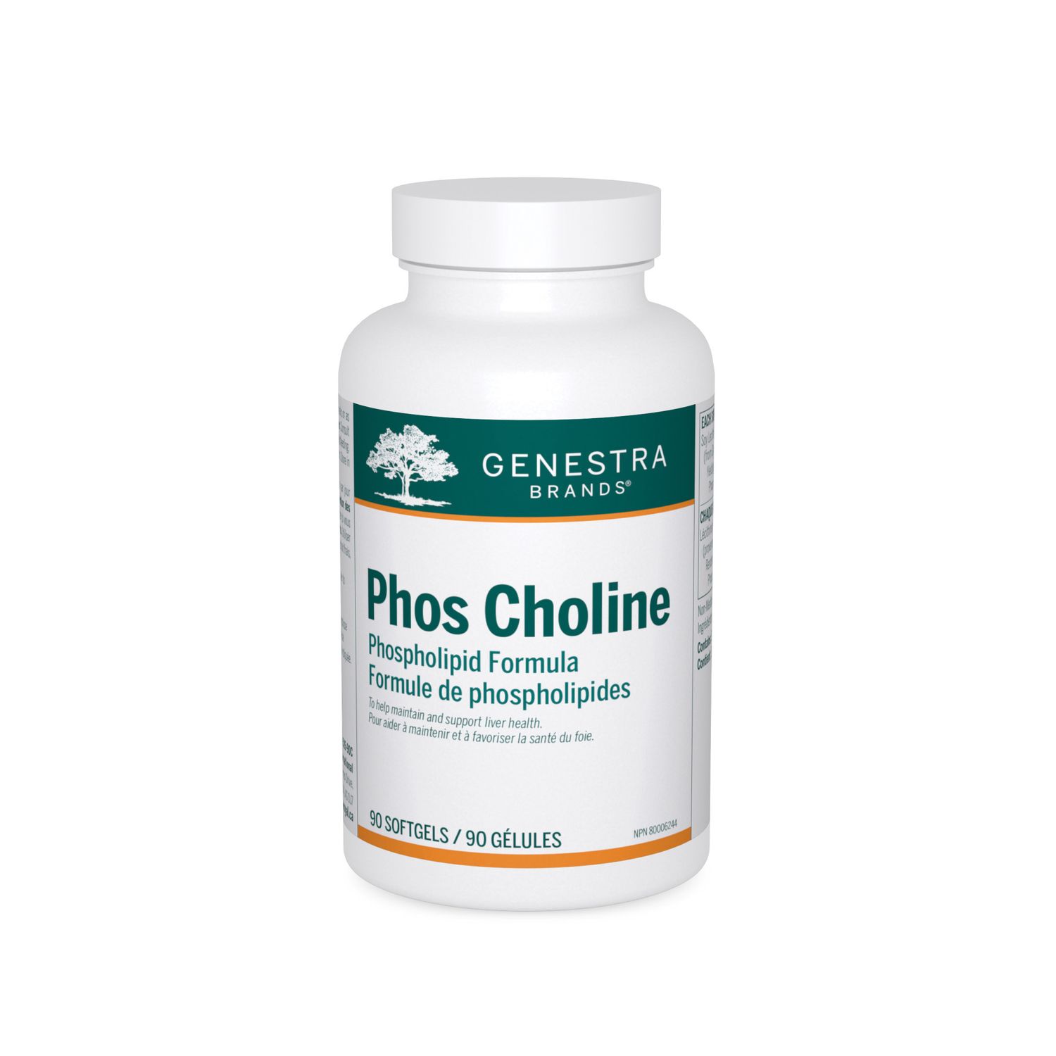 GENESTRA PHOS CHOLINE 90 SOFTGELS