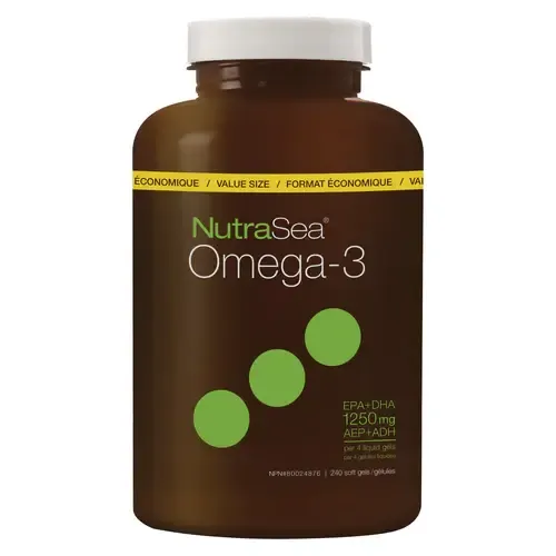 NUTRASEA OMEGA 3 LEMON 240 LIQUID GELS SOFTGELS