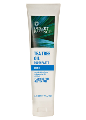 DESERT ESSENCE TEA TREE OIL TOOTHPASTE- MINT- 6.25OZ