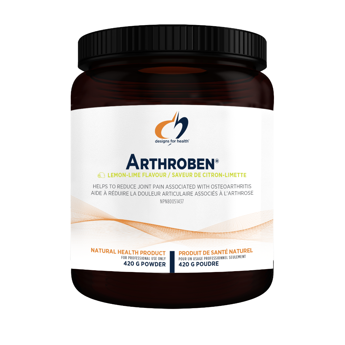DESIGNS FOR HEALTH ARTHROBEN LEMON/LIME 330G