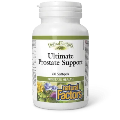 NATURAL FACTORS ULTIMATE PROSTATE SUPPORT 60 SOFTGELS