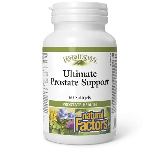 NATURAL FACTORS ULTIMATE PROSTATE SUPPORT 60 SOFTGELS