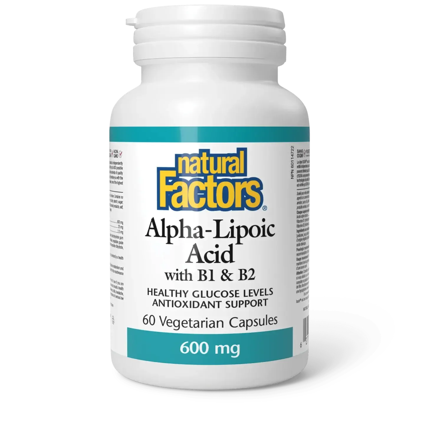 NATURAL FACTORS ALPHA LIPOIC ACID 200MG 60 CAPS